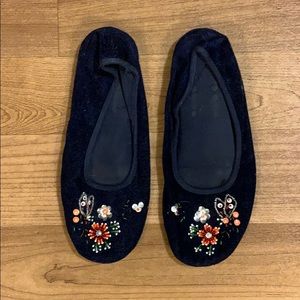 Vintage beaded slippers